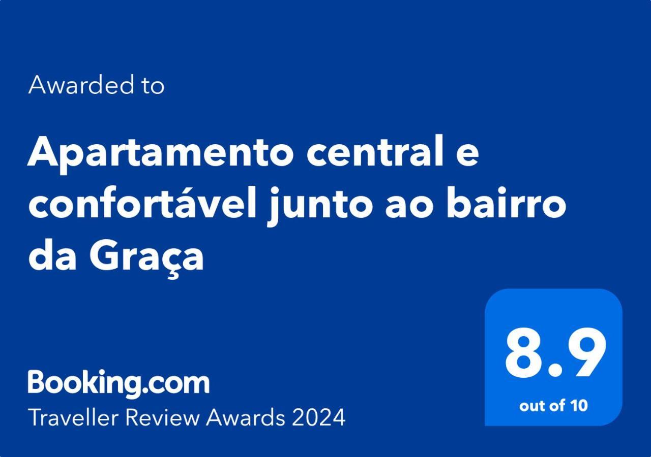 Apartamento central e confortável junto ao bairro da Graça Lisbona Esterno foto